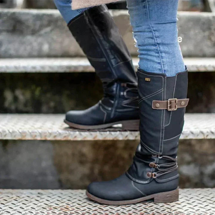 Tall Faux Fur Insulated Snow Boots