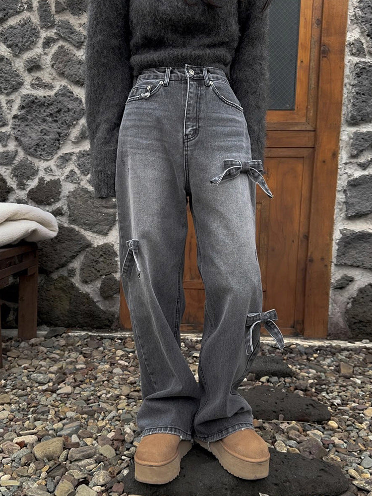 Women's Classic High Waist Straight-Leg Denim Jeans