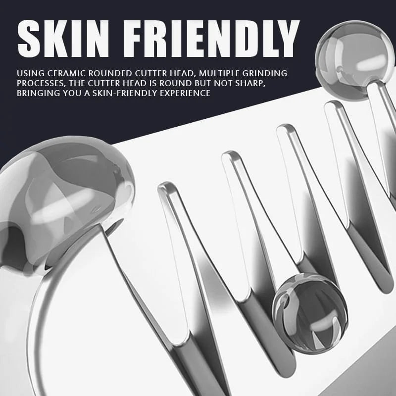 Ultra-Quiet Skin-Friendly Body Shaver