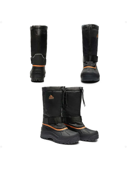 Insulated Snow Boots for Women Black
