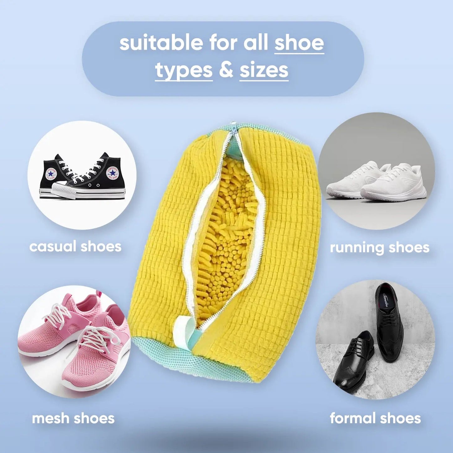 Laundry Shoe Cleaner Bag | The Unstain Shoe Laundry Bag