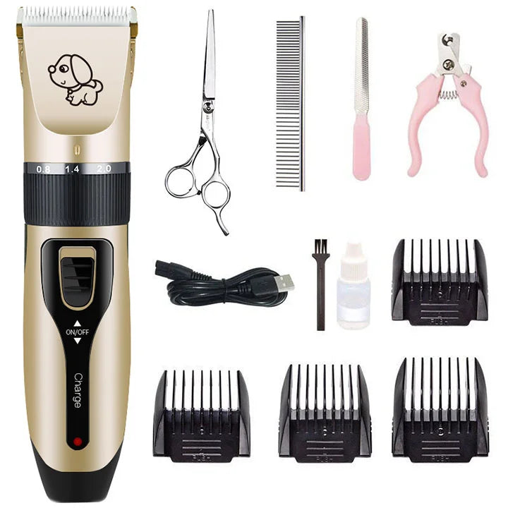 Low Noise Cordless Pet Grooming Clippers for Dogs