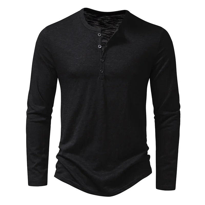 Traditional Comfort Fit Henley Shirt
