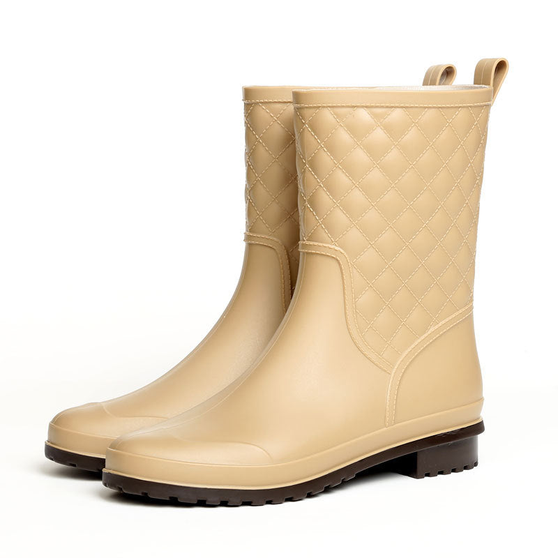 Waterproof Insulated Rain Ankle Boots