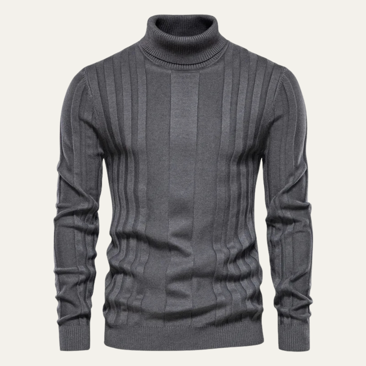 Classic Men's Fitted Crew Neck Sweater