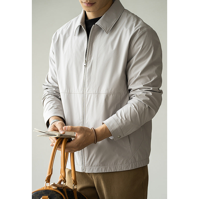 Men's Casual Cotton Lapel Workwear Jacket