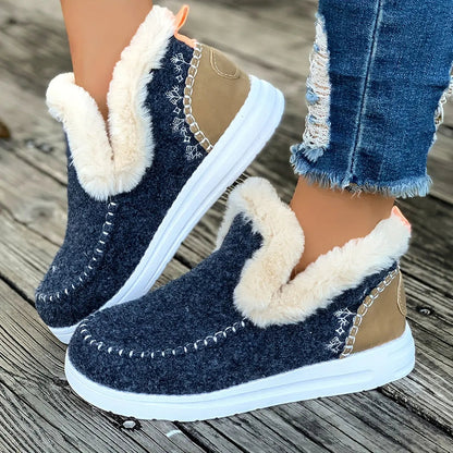 Cozy Warm Fleece Slippers – Comfortable Shoes - OutfitLondon