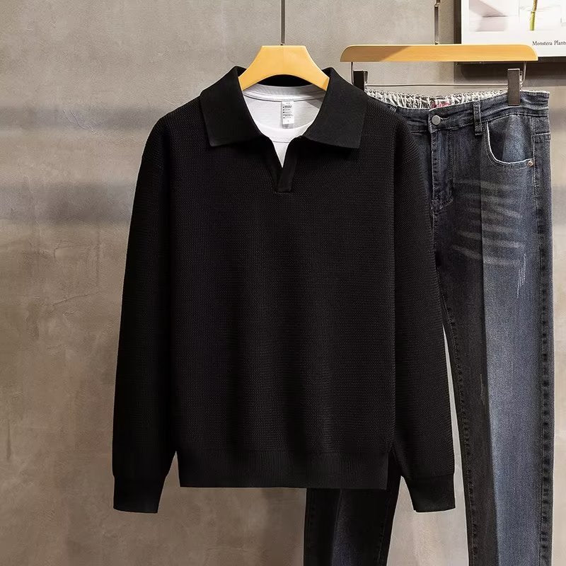 Regular Fit Crew Neck Knit Sweater