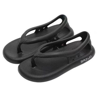 New couple solid color thong sandals (Unisex )