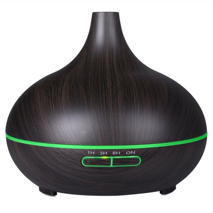 300 ml Essential Oil Diffuser With Dark and Light Wood Grain