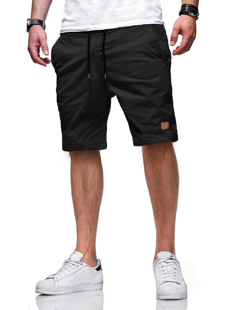 Men's Casual Elastic Waist Shorts - OutfitLondon