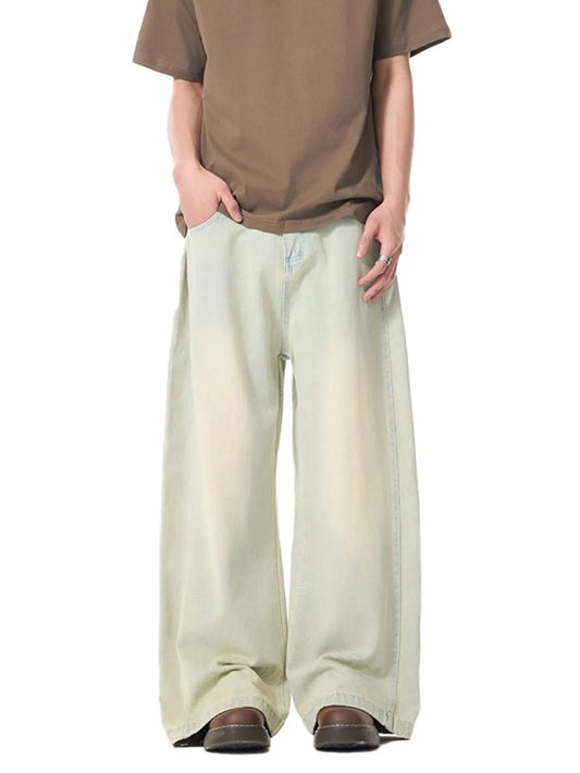 Ripped Relaxed Fit Mens Jeans - OutfitLondon