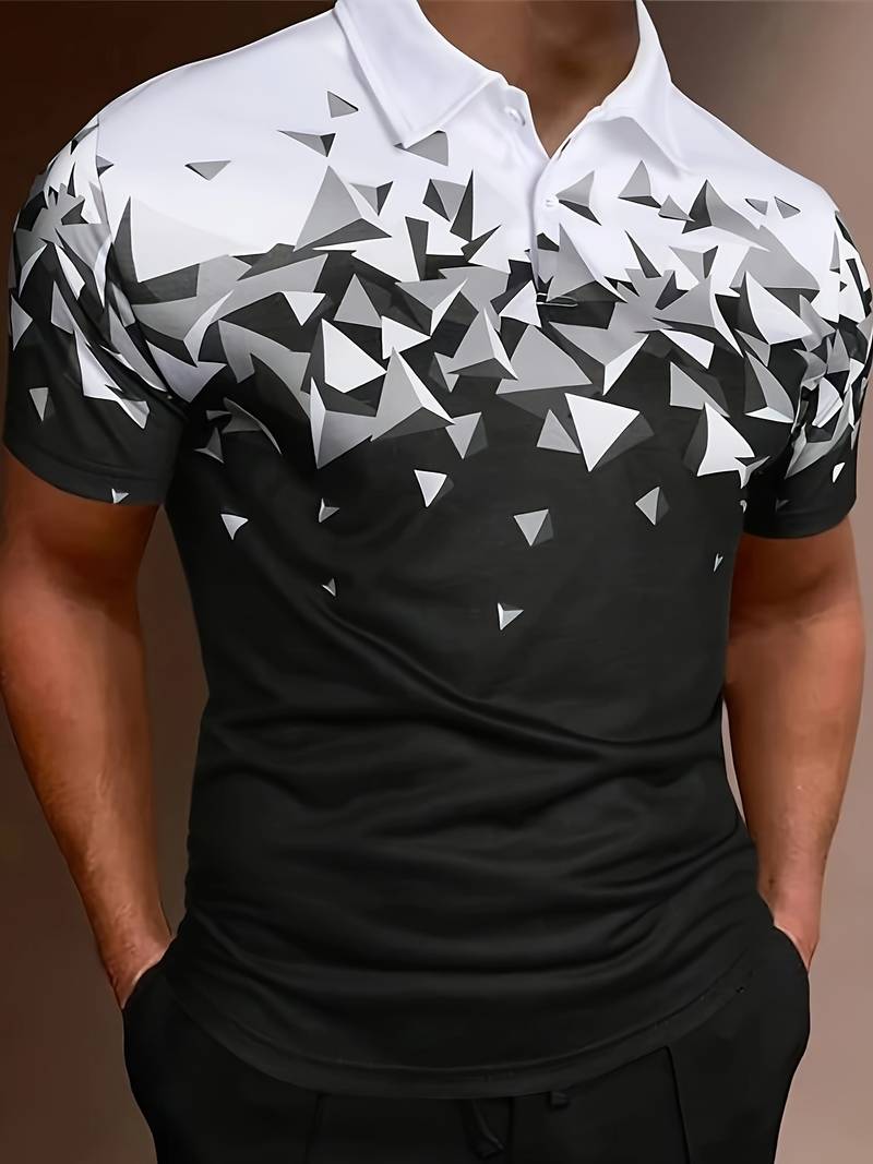 Men's Graphic Patterned Dress Shirt - OutfitLondon