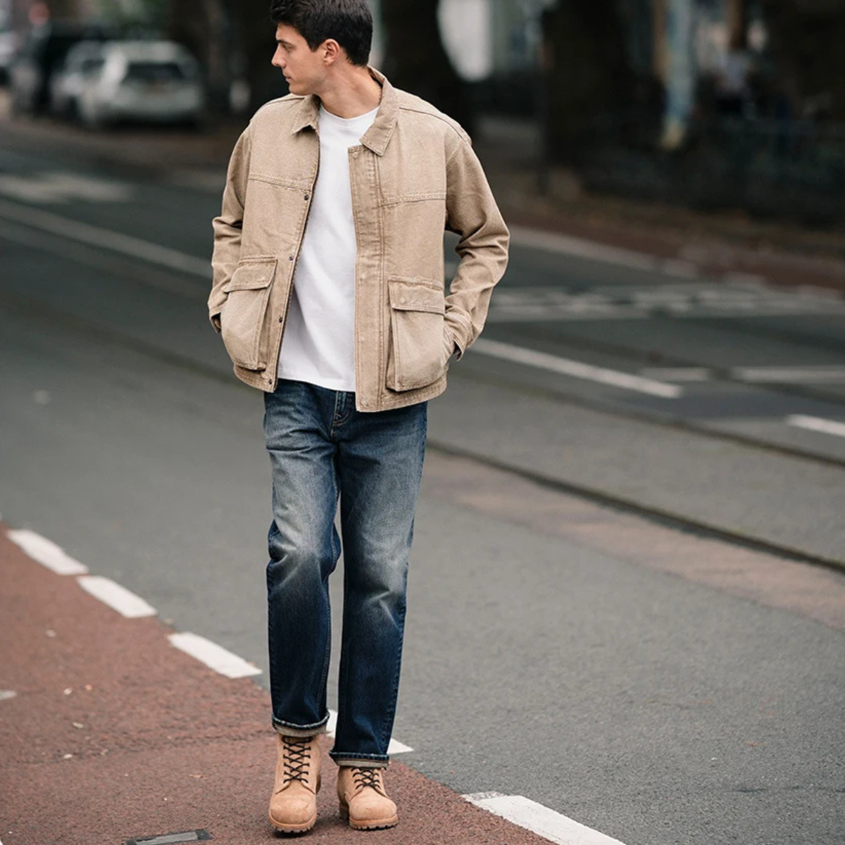 Classic Mens Retro Corduroy Coat