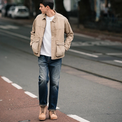 Classic Mens Retro Corduroy Coat