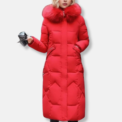Warm Quilted Puffer Parka Coat