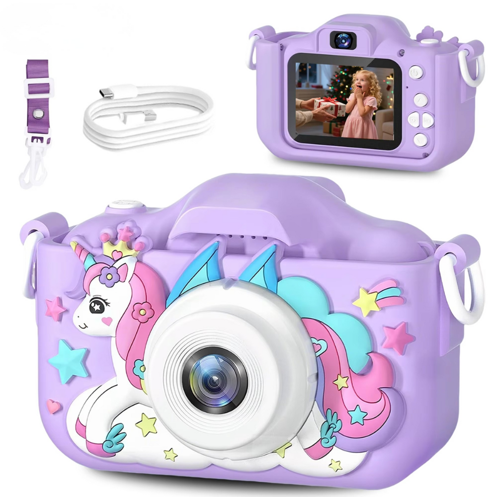Fun Kids Digital Camera with 32GB Rechargeable Battery