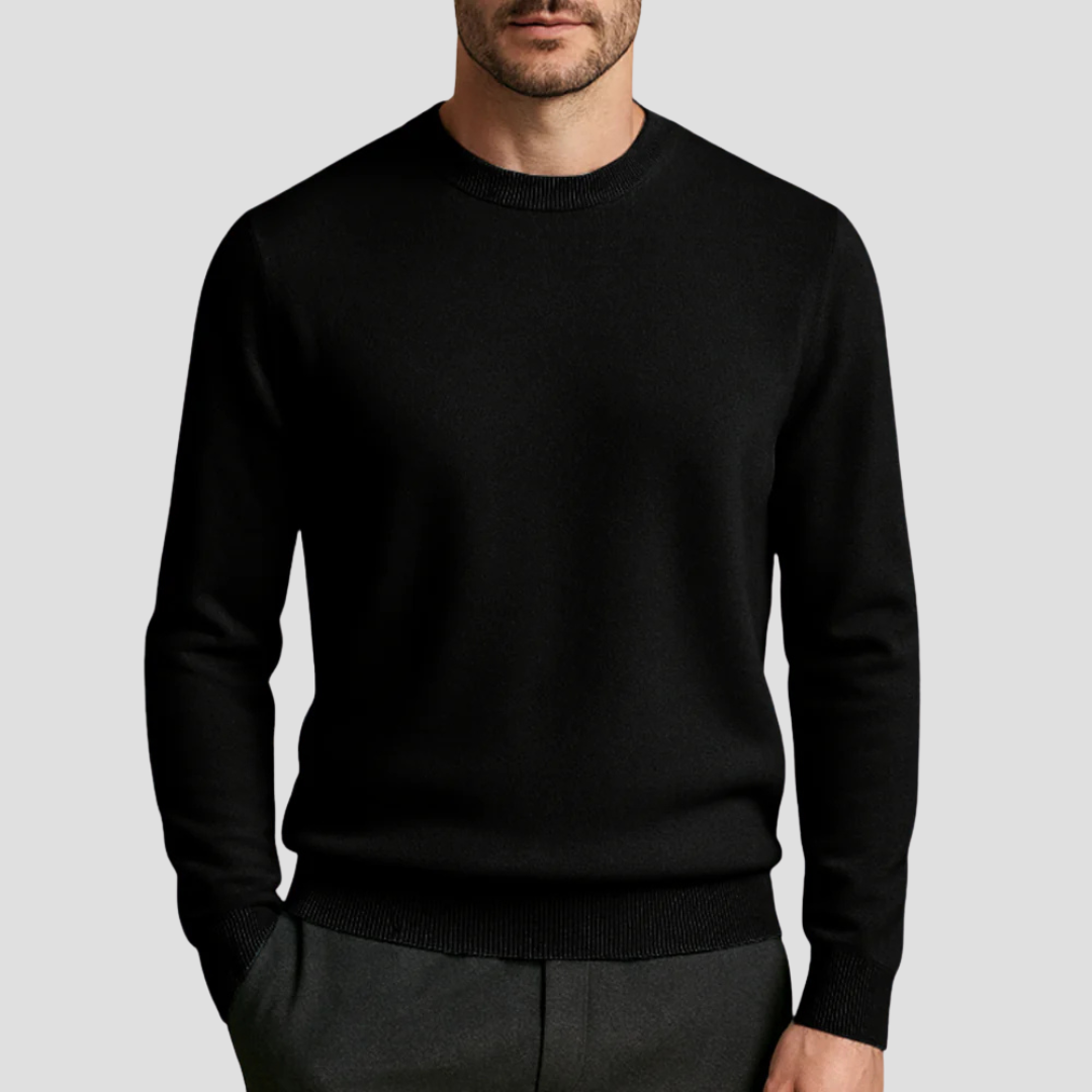 Luxury Crew Neck Cashmere Sweater
