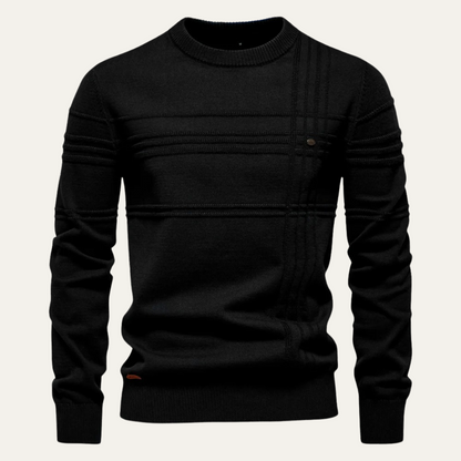Classic Fit Men's Crew Neck Knitted Sweater