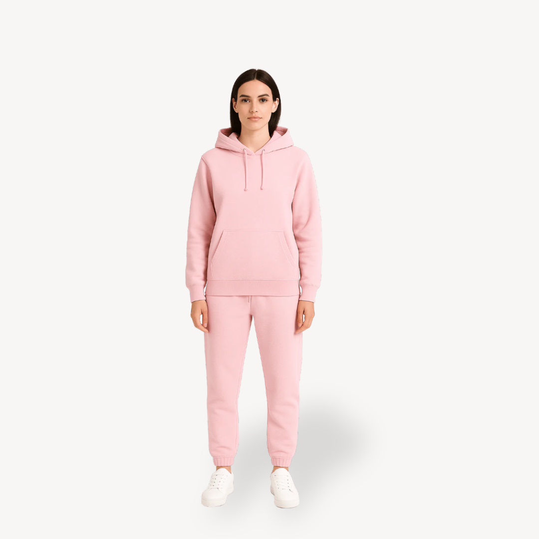 Comfy Cotton Sweatpants Hoodie Set