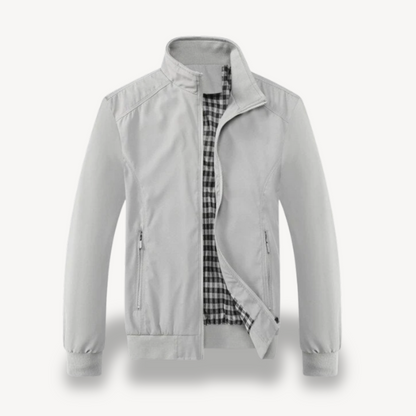 Classic Checked Men's Bomber Jacket