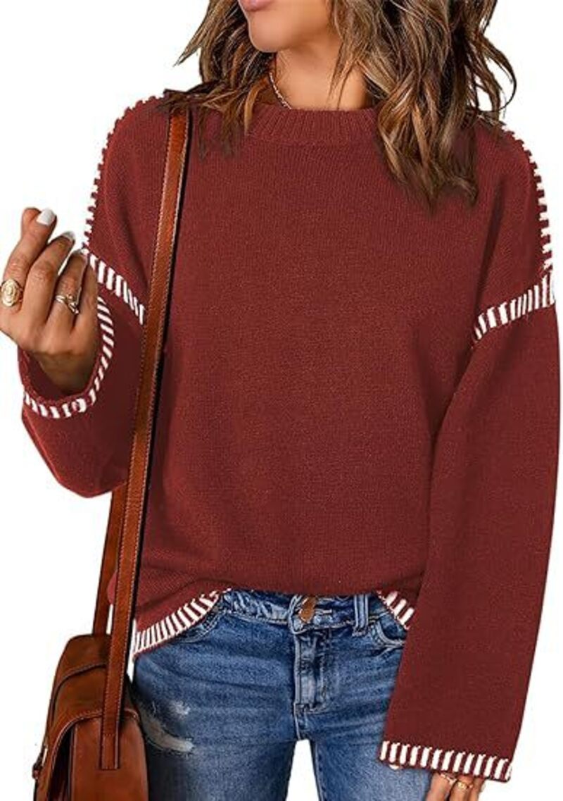 Cozy Bright Crew Neck Sweater
