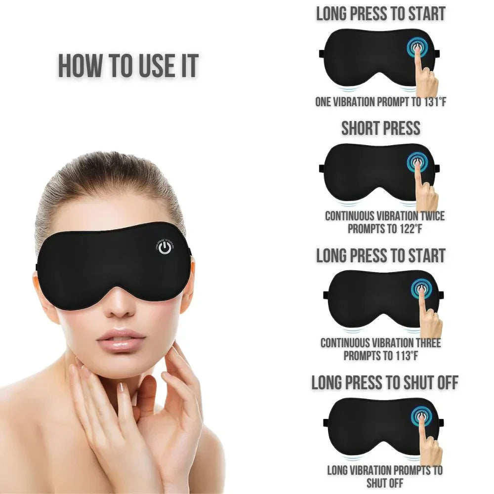 Relaxing Warm Eye Mask for Sleep and Eye Relief