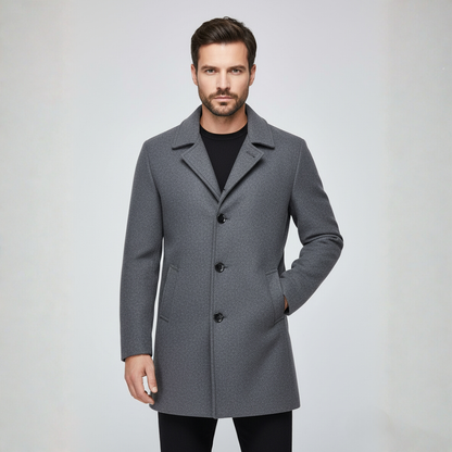 Classic Charcoal Wool Jacket