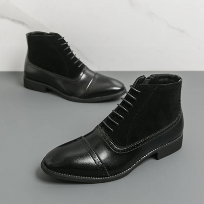 Traditional Leather Men's Oxford Boots