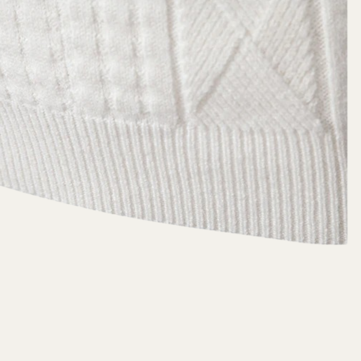 Men's Cozy Fitted Cable Knit Sweater