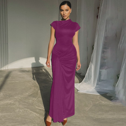 Chic Bodycon Wrap Formal Evening Dress