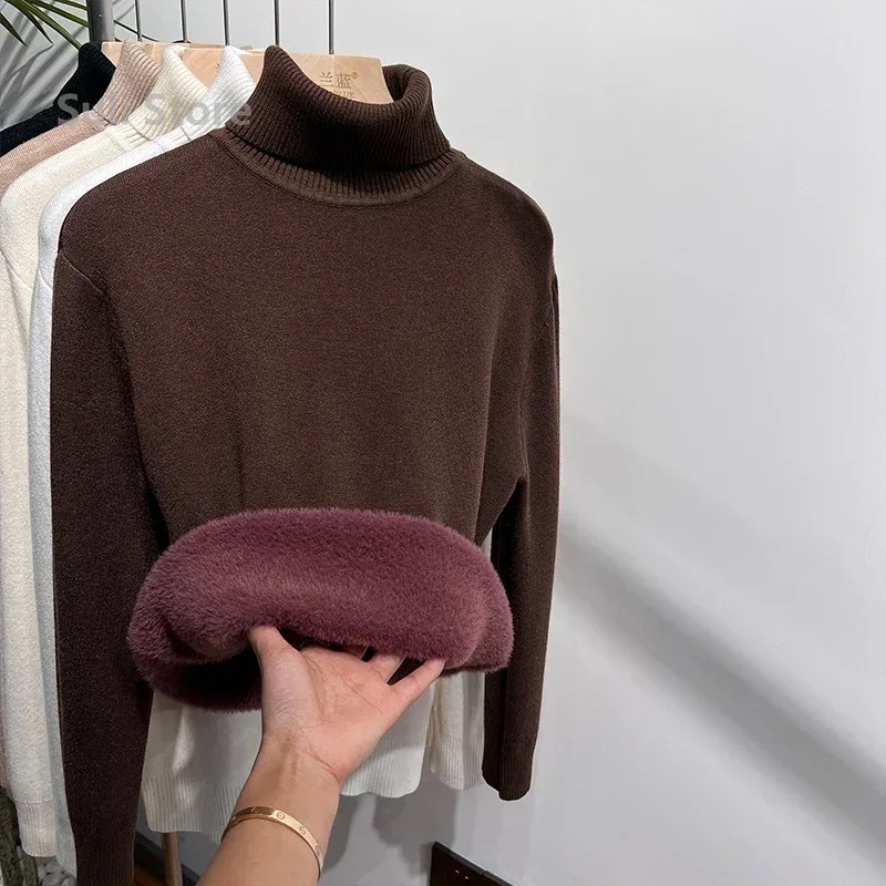 Soft Women's Thermal Crew Neck Sweater