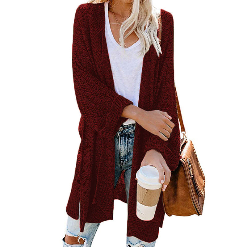 Soft Women's Pocket Open Cardigan Sweater - OutfitLondon