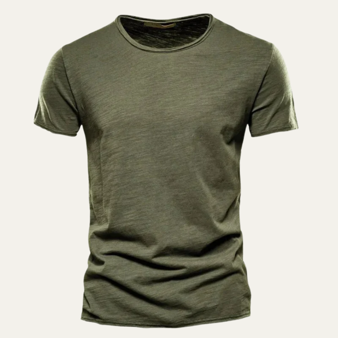Slim Fit Crew Neck Graphic T Shirt