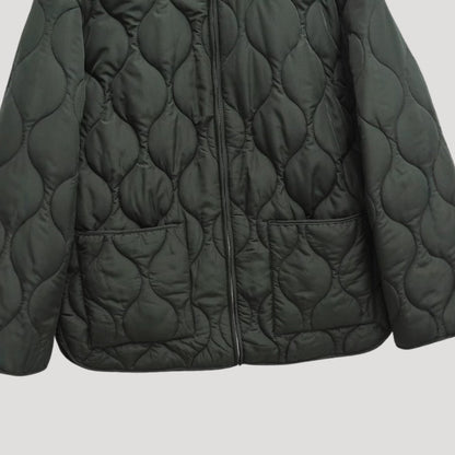 Ladies' Puffer Quilted Zipperless Vest Jacket