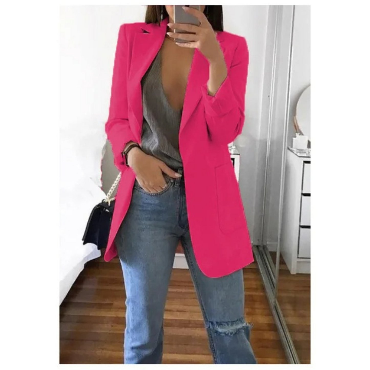 Classic Tan Women's Trench Blazer