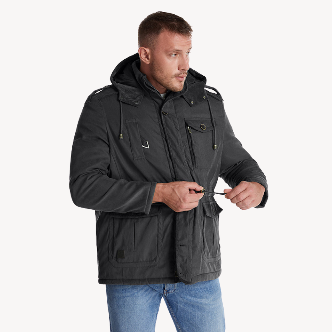 Warm Waterproof Men's Ski Parka Coat