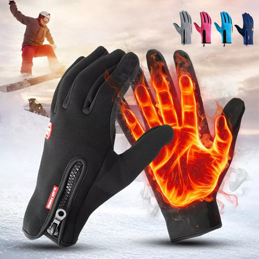 Warm Waterproof Insulated Gloves for Winter Sports - OutfitLondon