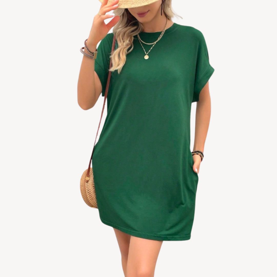 Relaxed Fit Women's T-Shirt Dress - OutfitLondon