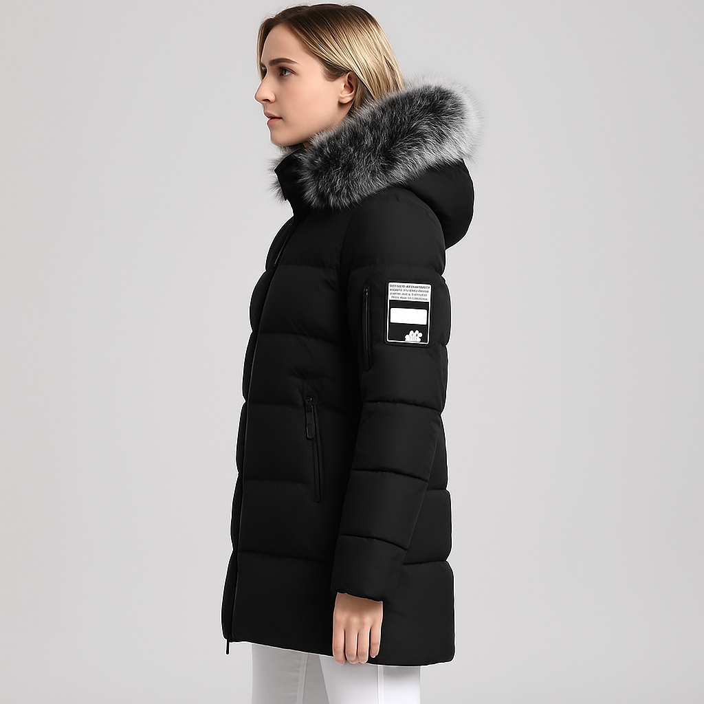 Warm Oversized Puffer Coat for Women