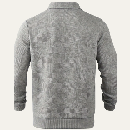 Men's Cable Knit Quarter Zip Sweater