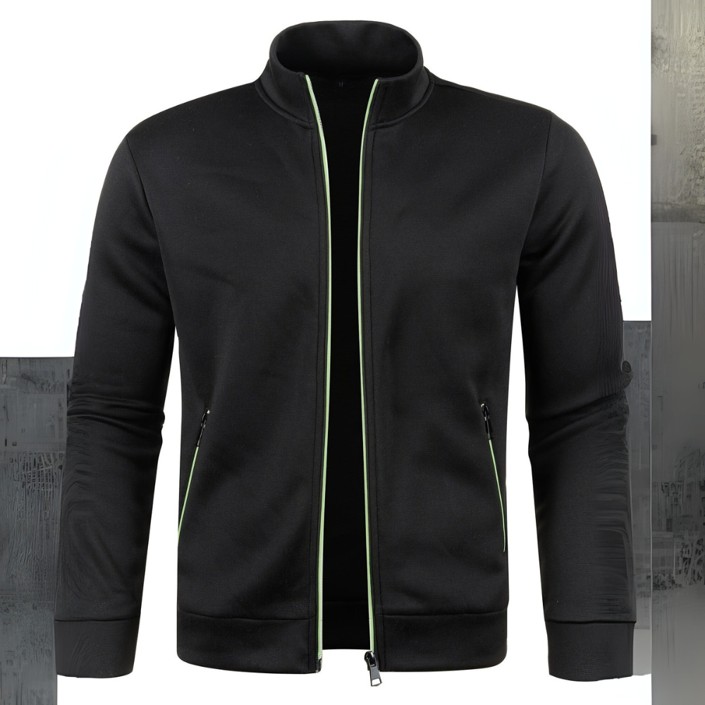 Men's Bright Zip Up Running Jacket