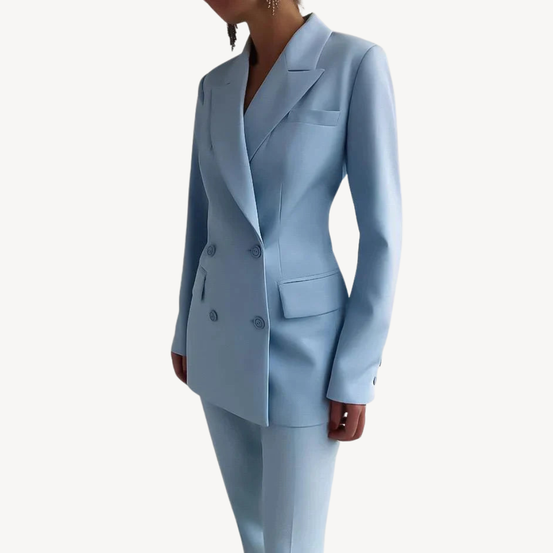 Classic Fit Lady Suit Jacket & Pants Set