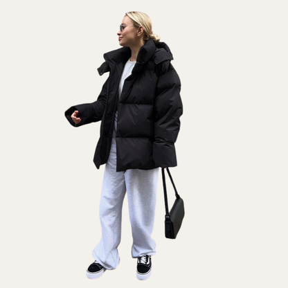 Women's Plus Size Warm Puffer Coat