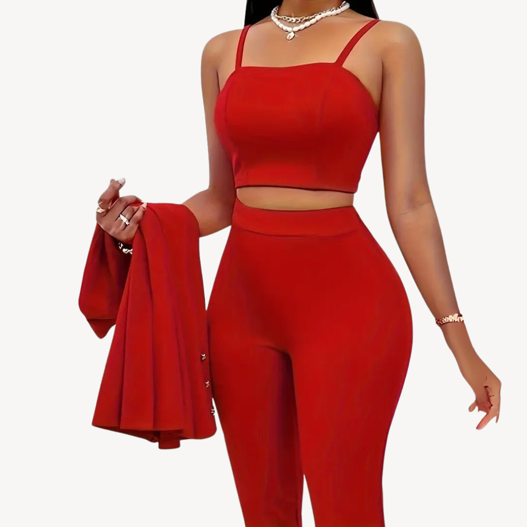 Classic Fit Blazer and Trousers Suit