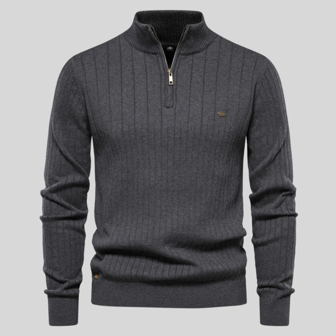 Comfortable Men's Long Sleeve Crew Sweater