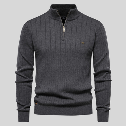 Comfortable Men's Long Sleeve Crew Sweater