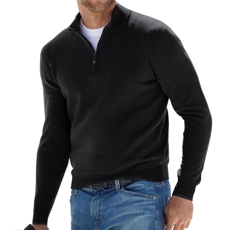 Cozy Zip Up Knitted Sweater