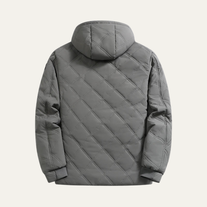 Warm Men's Fleece Lined Hooded Winter Parka Coat