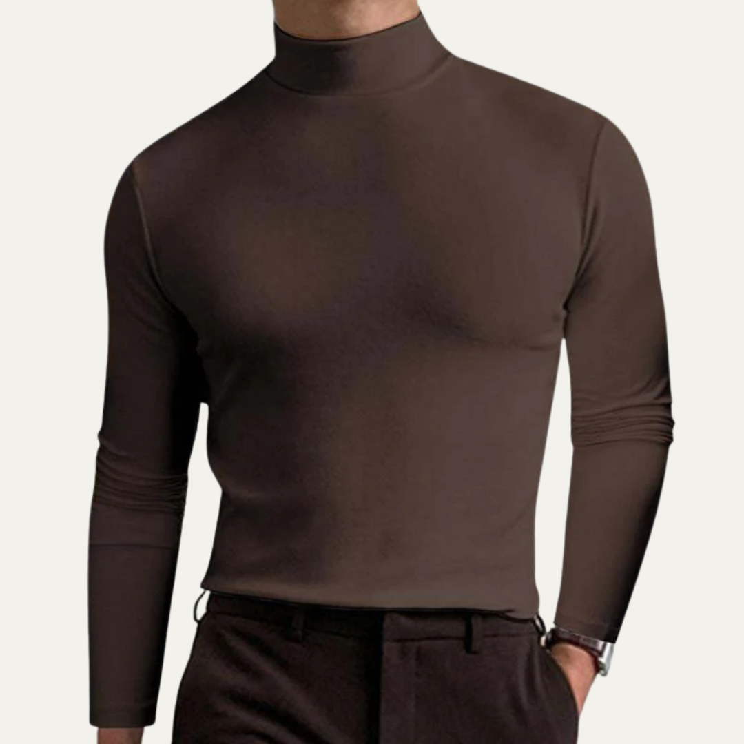Men's Soft Crew Neck Long Sleeve Tee Shirt